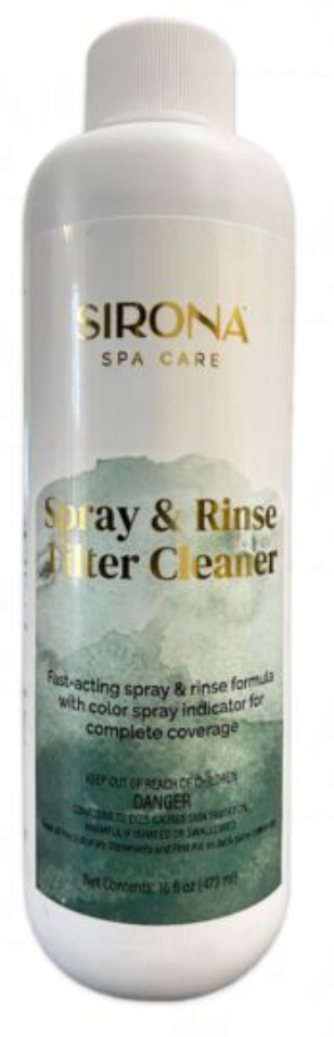 SIrona Spa Care Spray & Rinse Filter Cleaner