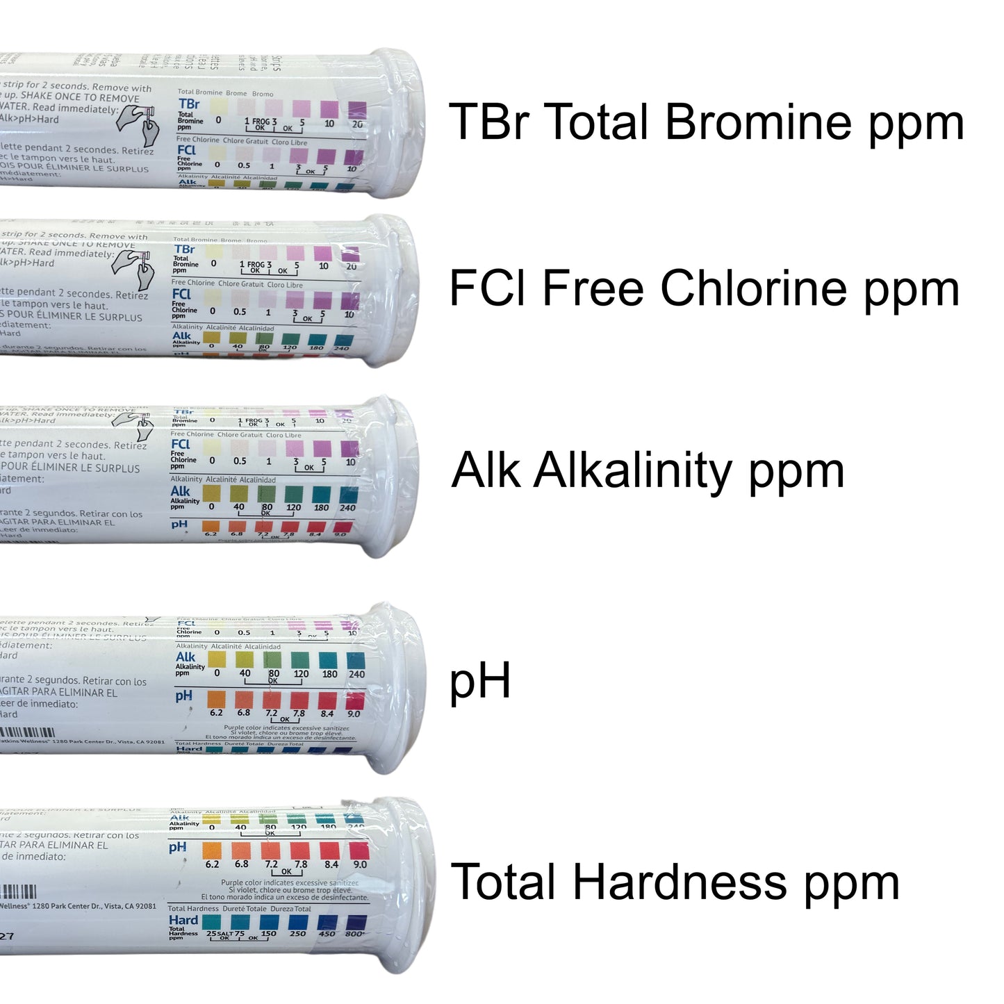 FreshWater 5-Way Test Strip